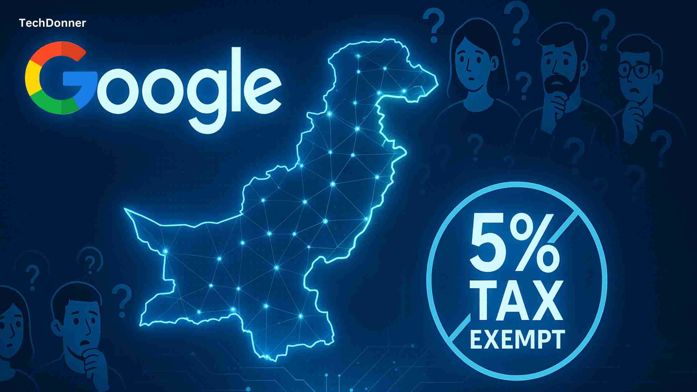 Google exampted 5% tax