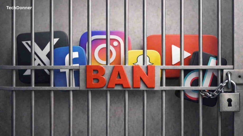 social media ban for minors