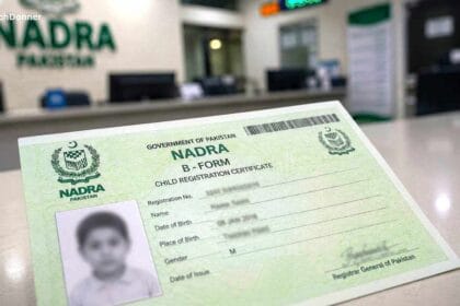 nadra new b form