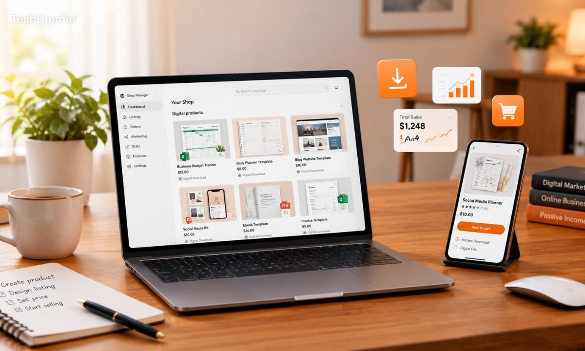Sell Digital Products On Etsy